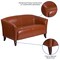 Flash Furniture Cognac Leather Loveseat, 29" x 29" 111-2-CG-GG - alternate 5