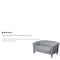 Flash Furniture Loveseat, 29" x 29", Upholstery Color: Gray 111-2-GY-GG - alternate 8