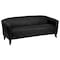 Flash Furniture Sofa, 29" x 29", Upholstery Color: Black 111-3-BK-GG - alternate 2
