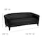 Flash Furniture Sofa, 29" x 29", Upholstery Color: Black 111-3-BK-GG - alternate 6