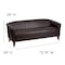 Flash Furniture Sofa, 29" x 29", Upholstery Color: Brown 111-3-BN-GG - alternate 10