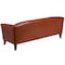 Flash Furniture Cognac Leather Sofa, 29" x 29" 111-3-CG-GG - alternate 2