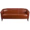 Flash Furniture Cognac Leather Sofa, 29" x 29" 111-3-CG-GG - alternate 10