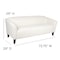 Flash Furniture Sofa, 29" x 29", Upholstery Color: White 111-3-WH-GG - alternate 4
