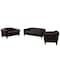 Flash Furniture Living Room Set, 29" to 31" x 29", Upholstery Color: Brown 111-SET-BN-GG - alternate 3