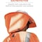 Ergodyne Visor with Neck Shade, For Use With Hard Hats Orange 6660 - alternate 2