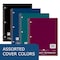 Roaring Spring Case of 1 Subject Wirebound Notebooks, 11"x8.5", 80 sheets, College Ruled W/Margin, Assorted covers, PK24 11281cs - alternate 3