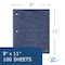 Roaring Spring Case of Wirebound Notebooks, 11"x9", 1 Subject, 1 Pkt, 100 sht, College Rule w/margin, Asstd. Colors 11354cs - alternate 4