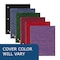 Roaring Spring Case of Wirebound Notebooks, 11"x9", 1 Subject, 1 Pkt, 100 sht, College Rule w/margin, Asstd. Colors 11354cs - alternate 9