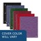 Roaring Spring Case of Wirebound Notebooks, 11"x9", 200 sheets, 4 Sub, 4 Pkt, College Ruled w/margin, Asstd. Colors, PK12 11376cs - alternate 7