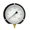 Pic Gauges 6 in Dial, 1/4 in NPT Male Bottom Location, Epoxy Coated Black Steel Case Material 115D-604C - alternate 3
