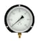 Pic Gauges 6 in Dial, 1/4 in NPT Male Bottom Location, Epoxy Coated Black Steel Case Material 115D-604D - alternate 3