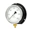 Pic Gauges 6 in Dial, 1/4 in NPT Male Bottom Location, Epoxy Coated Black Steel Case Material 115D-604H - alternate 1