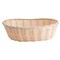 Tablecraft Handwoven, Oval Basket, Natural, PK12 1176W - alternate 5