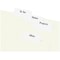 Avery Dennison Printable Tabs, 1-3/4", White, PK80 16282 - alternate 2
