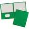 Avery Dennison Two-Pocket File Folder, Green, PK25 47987 - alternate 2