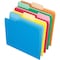 Zoro Select File Folders 8-1/2" x 11", 1/3-Cut Tab, Assorted Colors, Pk100 PFX15213ASST - alternate 2