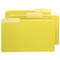 Zoro Select File Folders 8-1/2" x 14", 1/3-Cut Tab, Yellow, Pk100 PFX15313YEL - alternate 2