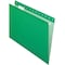Zoro Select Hanging File Folders, Bright Green, PK25 PFX415215BGR - alternate 2