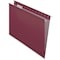 Zoro Select Hanging File Folders, Burgundy, 8.5"H, PK25 PFX415215BUR - alternate 2