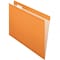 Zoro Select Hanging File Folders, Orange, PK25 PFX415215ORA - alternate 2