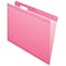 Zoro Select Hanging File Folders, Pink, PK25 PFX415215PIN - alternate 2