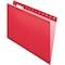 Zoro Select Hanging File Folders, Red, PK25 PFX415315RED - alternate 2