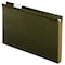 Zoro Select Extra Capacity Reinforced Hanging File Folders, 1" Capacity, Legal Size, 1/5-Cut Tabs, Green, PK25 PFX4153X1 - alternate 2