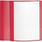 Oxford Clear Front Report Cover 8-1/2 x 11",  Red,  Pk25 55811