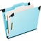 Zoro Select Hanging Classification Folders 8-1/2" x 11", Blue PFX59251 - alternate 2