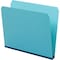 Zoro Select Pressboard Expanding File Folders, Straight Tabs, Letter Size, 1" Expansion, Blue, PK25 PFX9200 - alternate 2