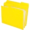 Zoro Select File Folders 8-1/2" x 11", 1/3-Cut Tab, Yellow, Pk100 PFXR15213YEL - alternate 2