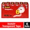 3M Transparent Tape, Clear, PK6 600K6 - alternate 2