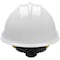 Bullard Hard Hat, Classic, Polyethylene, 6 Point Ratchet, Type 1, Class E, White 30WHR - alternate 7