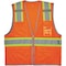 Ergodyne Two Tone Mesh Safety Vest, Orange, S/M 8246Z - alternate 2