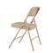 National Public Seating Folding Chair, Vinyl, Beige, PK4 1201 - alternate 5