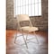 National Public Seating Folding Chair, Vinyl, Beige, PK4 1201 - alternate 6