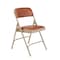 National Public Seating Folding Chair, Vinyl, Brown, PK4 1203 - alternate 7