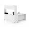 Bestar Pro-Linea L-Desk With Open Hutch, White 120886-17 - alternate 2