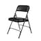 National Public Seating Folding Chair, Vinyl, 29-1/2in H, Black, PK4 1210 - alternate 2