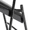 National Public Seating Folding Chair, Vinyl, 29-1/2in H, Black, PK4 1210 - alternate 8