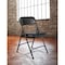 National Public Seating Folding Chair, Vinyl, 29-1/2in H, Black, PK4 1210 - alternate 4