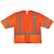 Ergodyne Hi-Vis Economy Vest w/Sleeves M Class 3 U Back, , Zipper 3 Pockets, 1 Mic Tab 8320Z - alternate 3