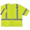 Ergodyne Hi-Vis Economy Vest w/Sleeves 2XL Class 3 U Back, , Zipper 3 Pockets, 1 Mic Tab 8320Z - alternate 1
