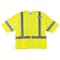 Ergodyne Hi-Vis Economy Vest w/Sleeves 2XL Class 3 U Back, , Zipper 3 Pockets, 1 Mic Tab 8320Z - alternate 3