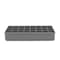Durham Mfg Compartment Drawer Insert W/ 32 Compartments, Polypropylene, 3 in H x 18 in W x 12 in D, Gray 124-95-32-IND - alternate 3