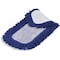 Carlisle Foodservice Disposable Mop Pad, Blue, Microfiber, PK12 363311814 - alternate 4