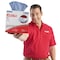 Wypall WypAll Power Clean X90 Ultra Duty Cloths (12890), Wipes POP-UP BOX, Blue Denim, 5 Boxes /Case, PK5 12890 - alternate 3