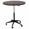 Boss Round Round Table, Mobile, 32", Mahogany, 38 in H, Mahogany N30-M - alternate 2