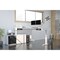 Bestar Pro-Vega Height Adjustable L-Desk, Dual Monitor Arm, White/Black 130851-000017 - alternate 2